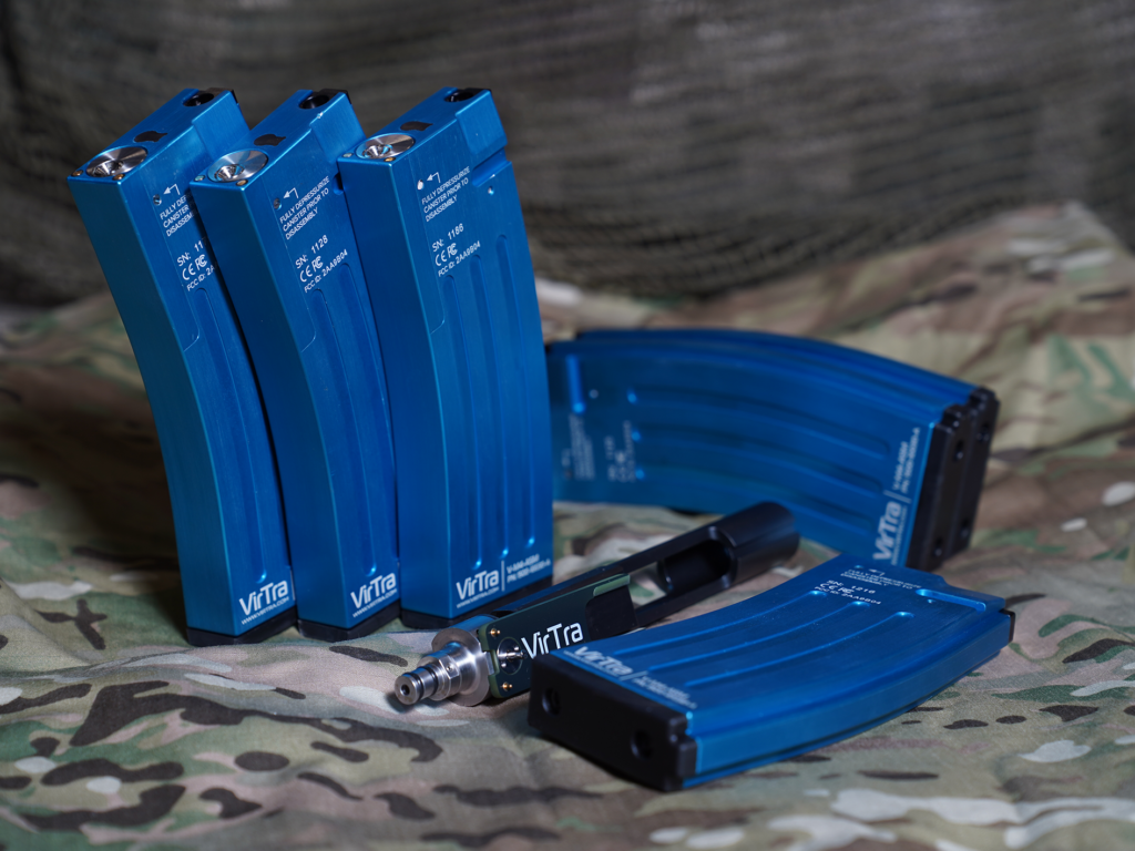 Nautilus International partner VirTra intelligently Programmable CO2 charged 5.56mm Rifle Magazines used for weapon simulation training