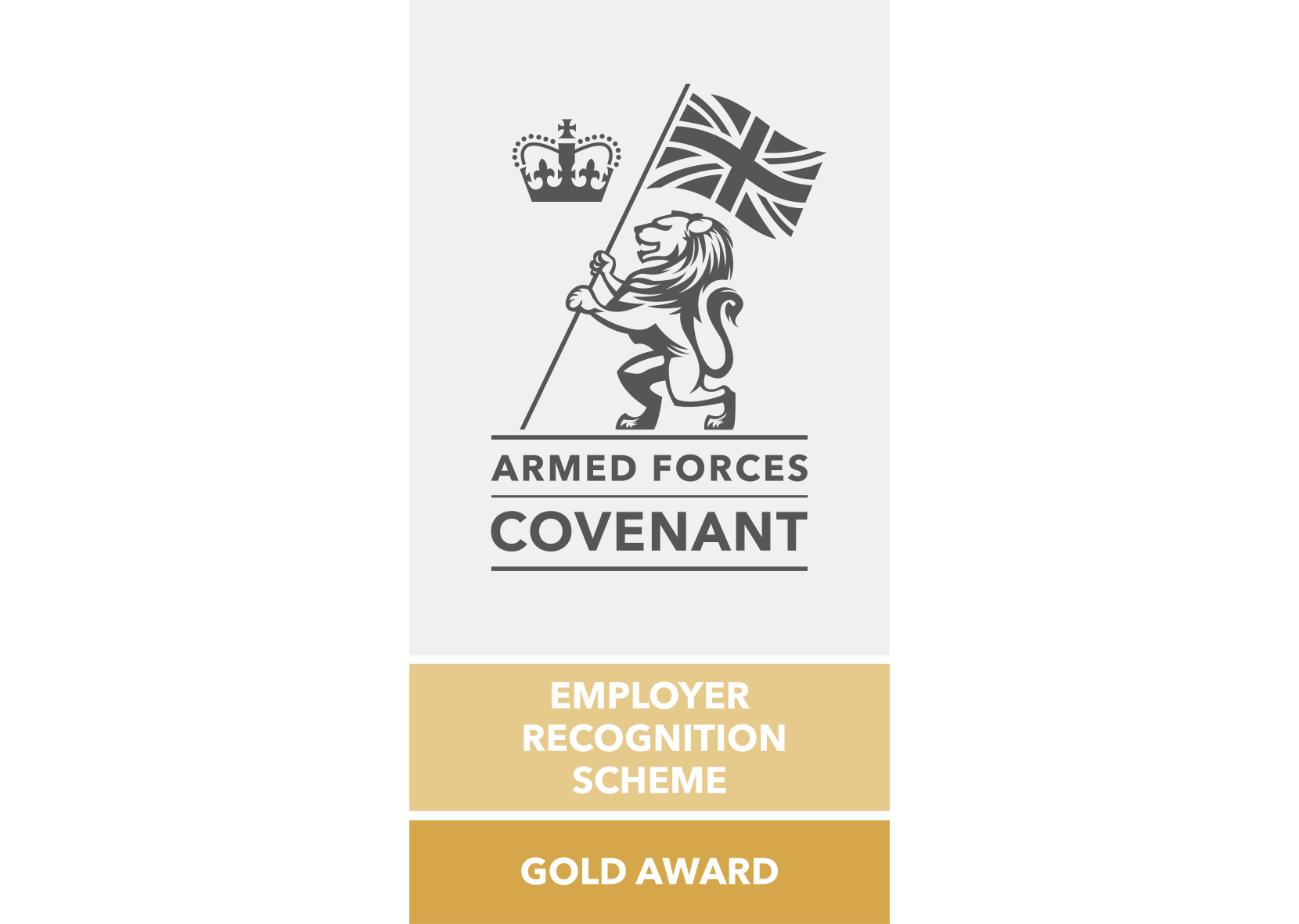 Defence Employer Recognition Scheme Gold Award logo