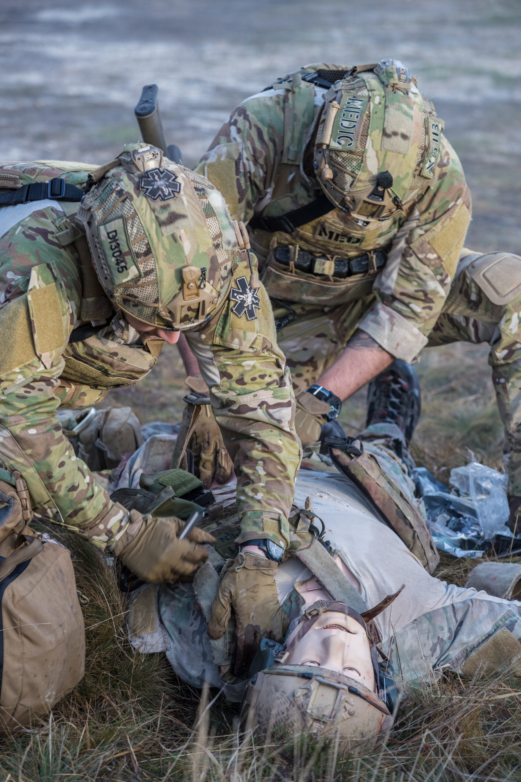 Medical simulation supporting casualty-care training